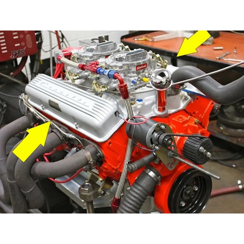 Tampa Válvula Motor Chevrolet V8 283 327 Small Block 59 À 67