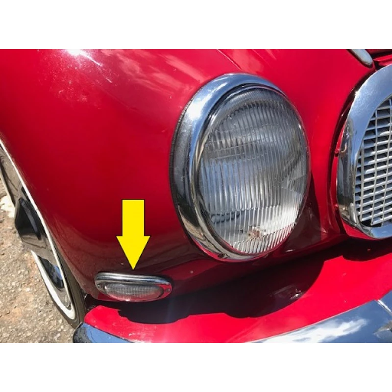 Lente e Aro Pisca Dkw Belcar Vemaguet Até 66 Original Arteb Usada