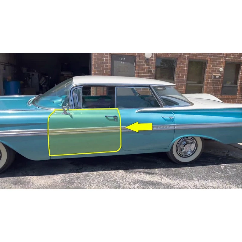 Porta Dianteira Esquerda Bel Air Impala 1959 4 Portas Sem Coluna