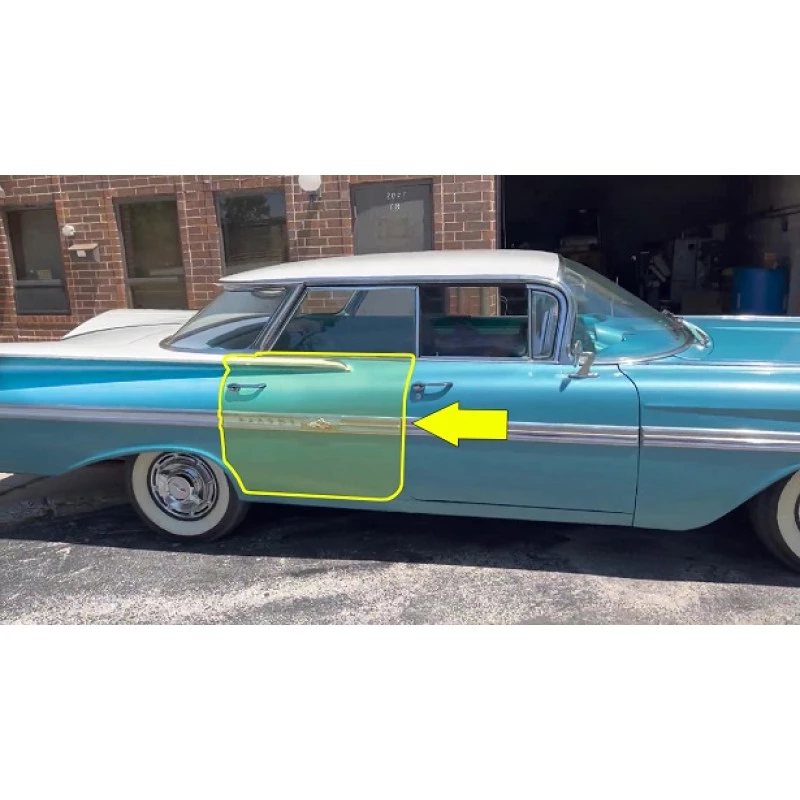 Porta Traseira Direita Bel Air Impala 1959 4 Portas Sem Coluna