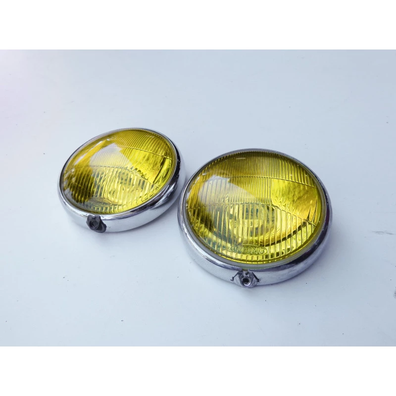 Farol Auxiliar S/ Bojo Amarelo Aero Willys E Simca Usado - Par