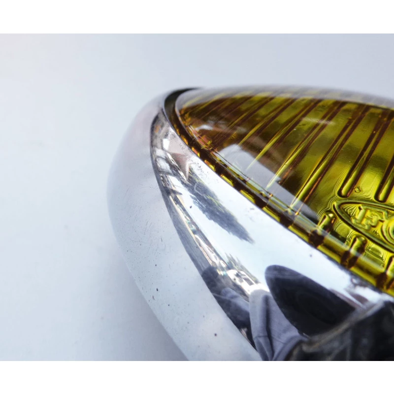 Farol Auxiliar S/ Bojo Amarelo Aero Willys E Simca Usado - Par