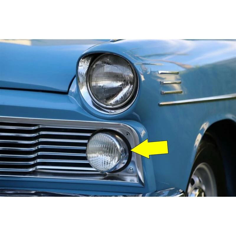 Farol Auxiliar S/ Bojo Amarelo Aero Willys E Simca Usado - Par