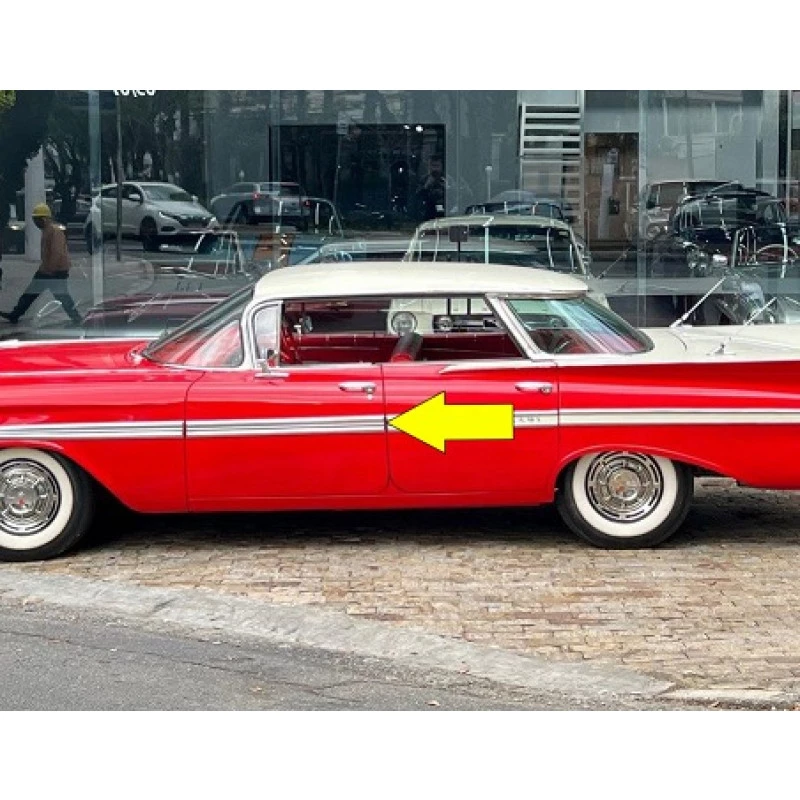 Fechadura Porta Dianteira Esquerda Bel Air Impala 4 Portas 1959 Original