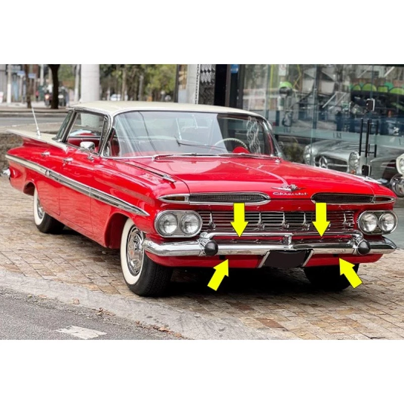 Parachoque Dianteiro Bel Air Impala 1959 Original Usado