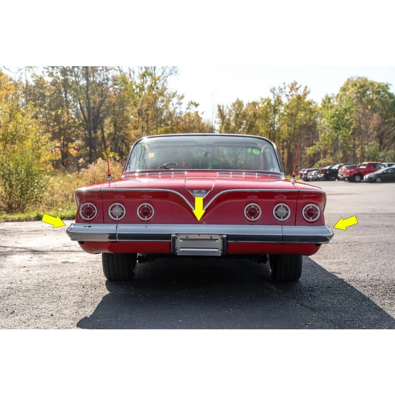 Parachoque Traseiro Bel Air Impala 1961 Original Usado