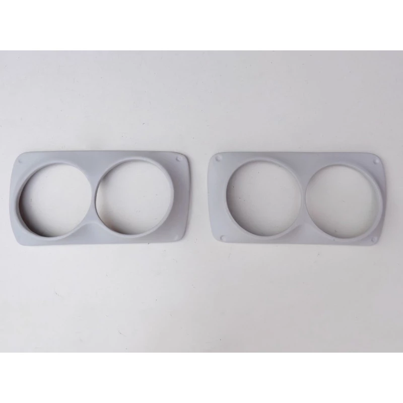 Grade + Aros Farol C-14 C-64 1964 A 66 4 Faróis Fibra - Kit 