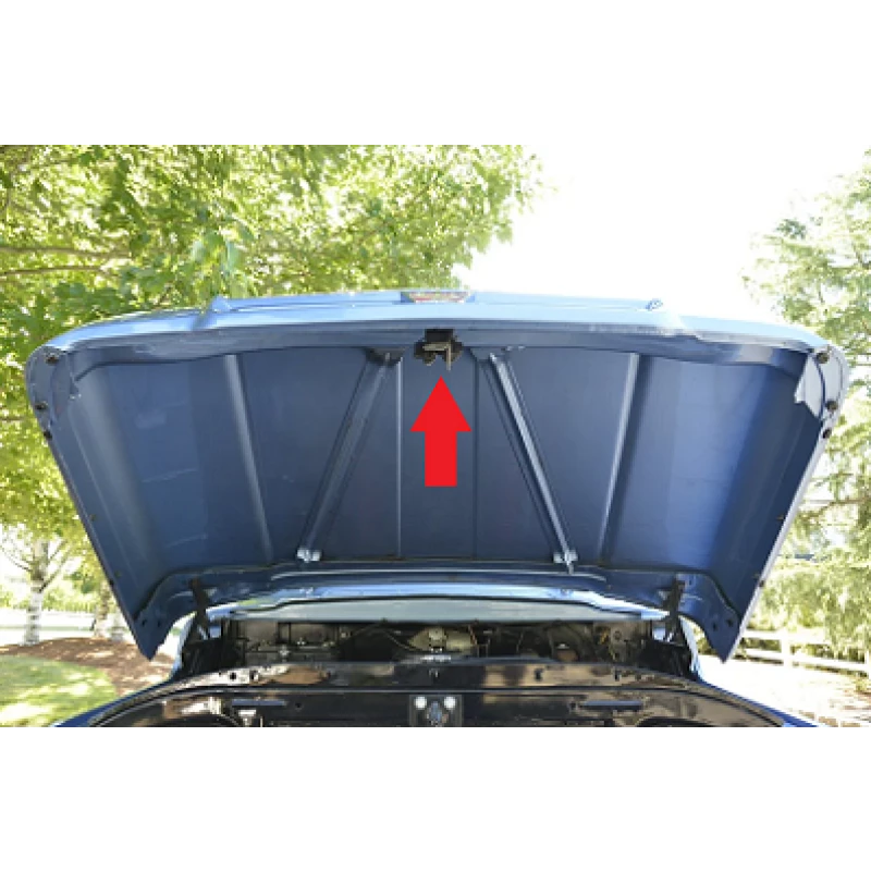 Fechadura Fecho Superior Capô F-100 F-600 62 à 64 e 69 à 71 - Braço Curto