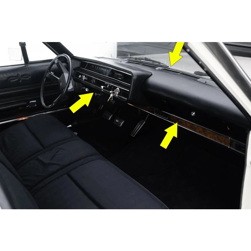 Carcaça Painel E Instrumentos Galaxie Landau 76 Diante Usada