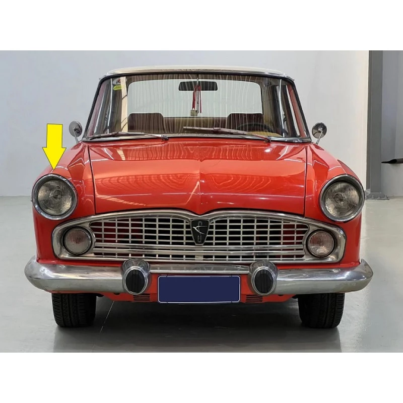 Aro Farol Simca Chambord Tufão Rallye Original Usado - Unitário