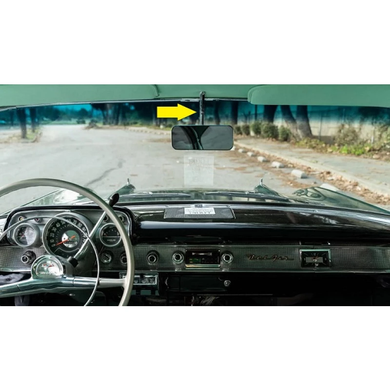 Haste Do Retrovisor Interno Bel Air 55 À 57 Original GM Usada