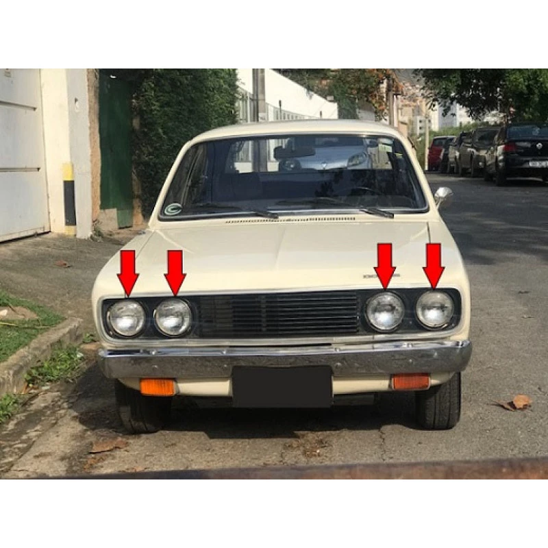 Farol Dodge 1800 E Polara Até 77 Original Usado - Jogo