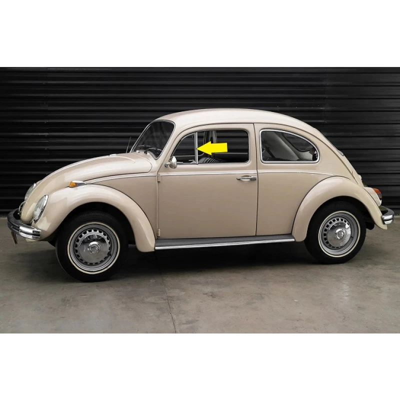 Quadro Interno Quebra Vento Fusca 71 Em Diante - Par