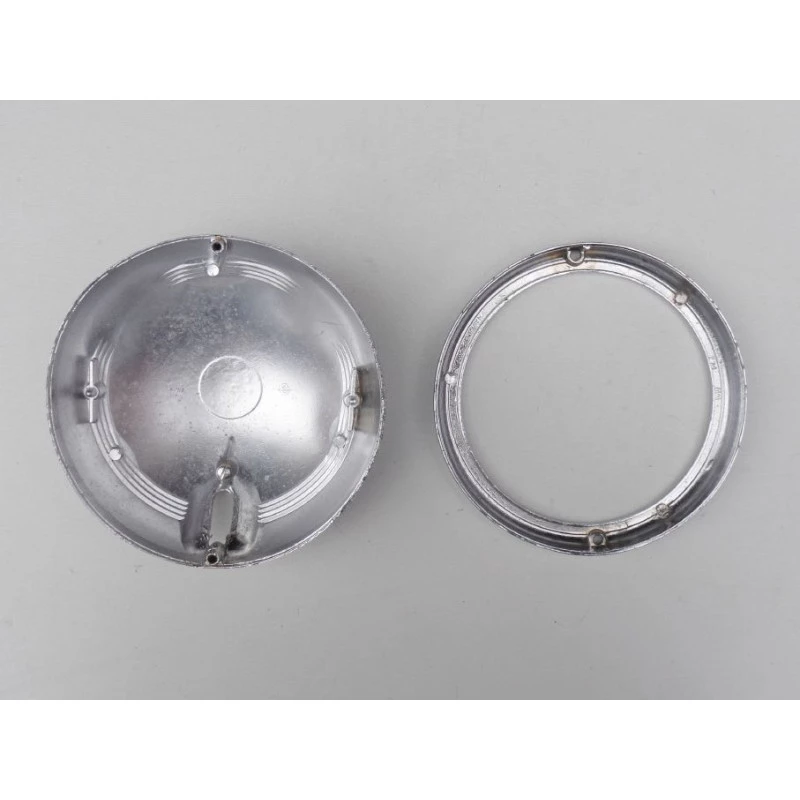 Farol Milha Neblina 4" Antigo Cromado Universal - Unitário