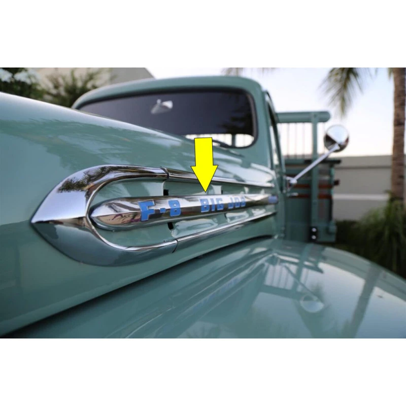 Friso Flecha Big Job Caminhão Ford F-7 F-8 1951 E 1952 - Unitário