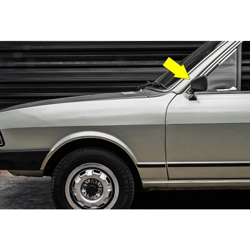 Retrovisor Esquerdo Passat Até 82 Pé Plástico Original VW Novo
