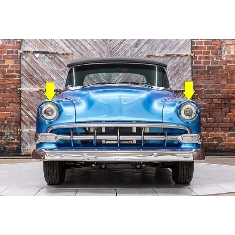 Bojo Alojamento Farol Bel Air Cadillac 54 E 55 Original GM - Par