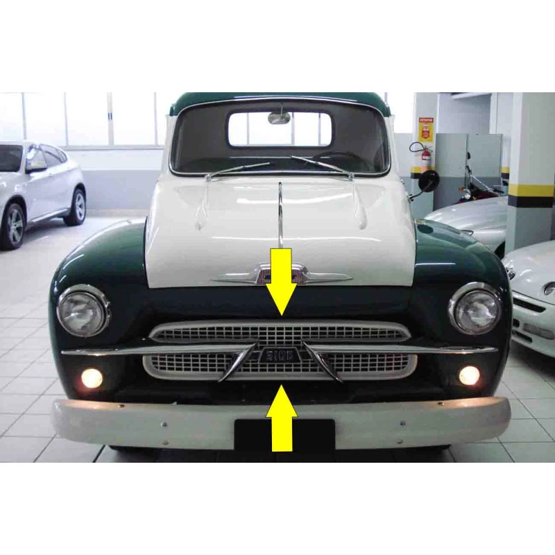 Grade Dianteira Chevrolet Brasil 58 À 62 Original Usada