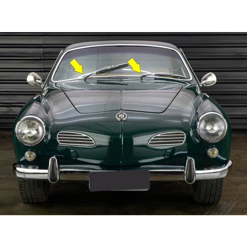 Pivô Limpador Parabrisa Karmann Ghia Bolinha Novo - Par
