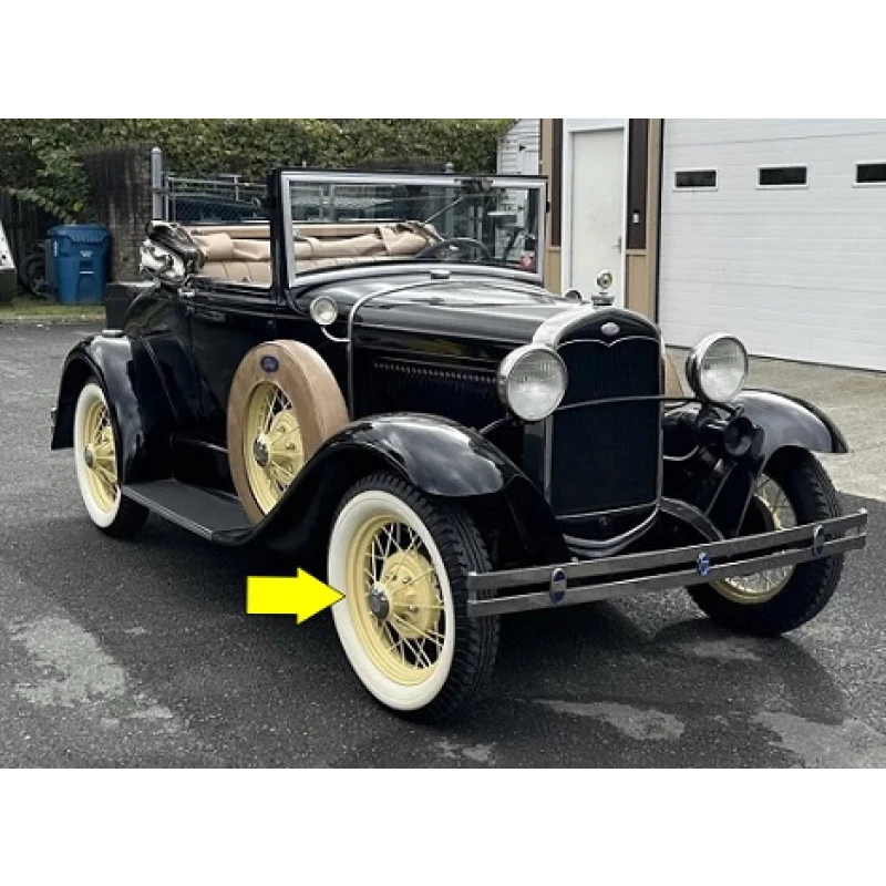 Roda Aro 19 Ford 1930 E 31 Fordinho Borda Virada Orig. Usada 