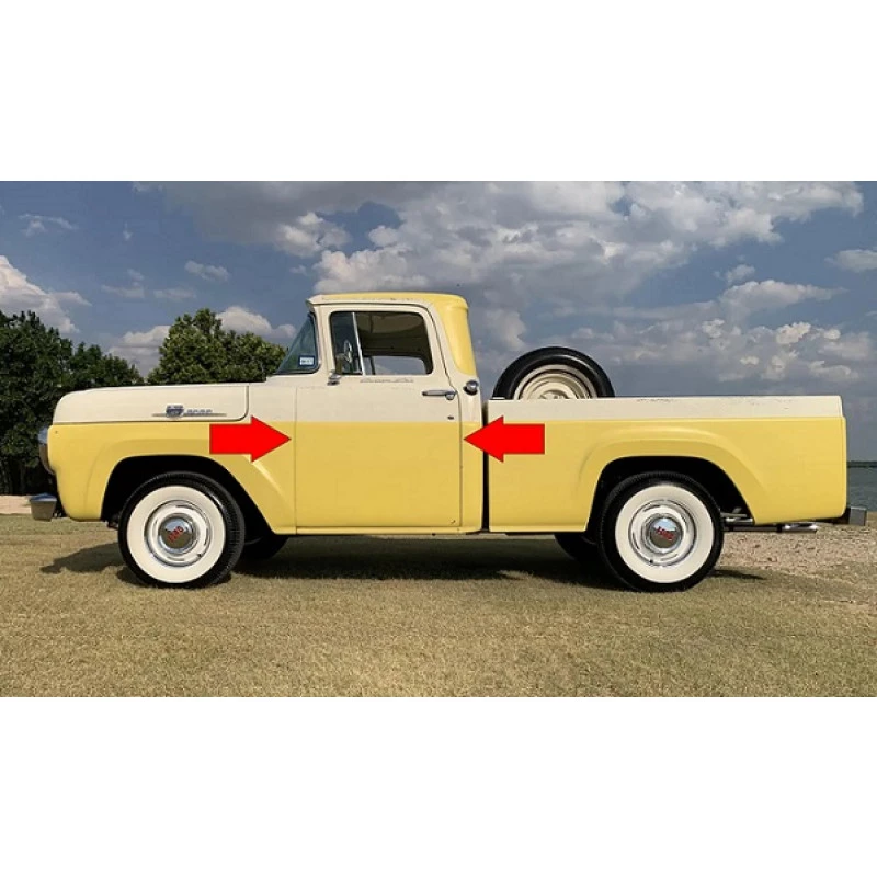 Porta Esquerda F-100 F-350 F-600 62 À 71 Original Usada