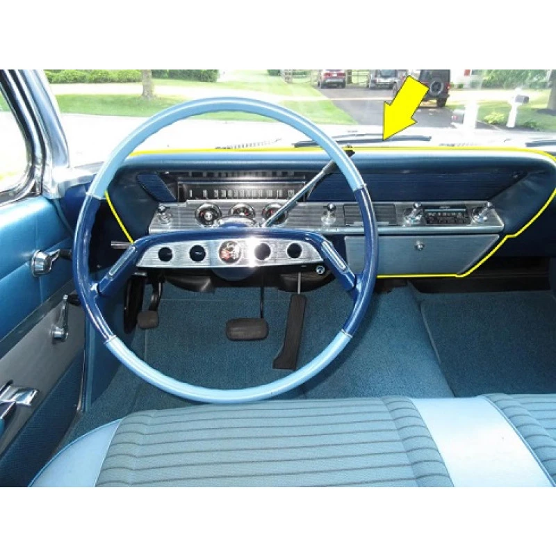 Painel Interno Velocímetro Bel Air Impala 61 e 62 Original Usado