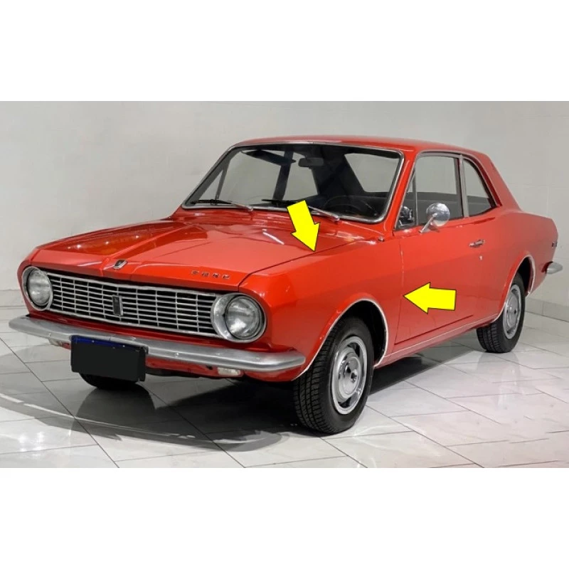 Paralama Esquerdo Corcel I Belina I Até 72 Original Usado