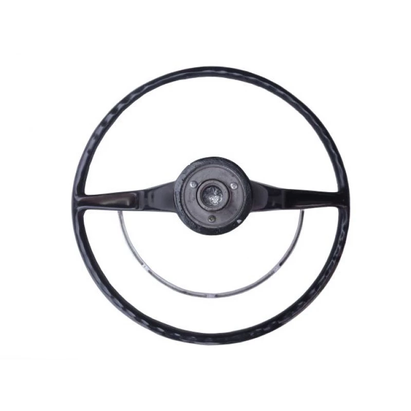 Volante Fusca 70 à 73 Cálice Estria Grossa Preto Original Restaurado
