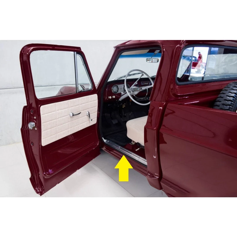 Friso Soleira Porta C-14 C-10 D-10 D-60 Original Gm Usado - Par