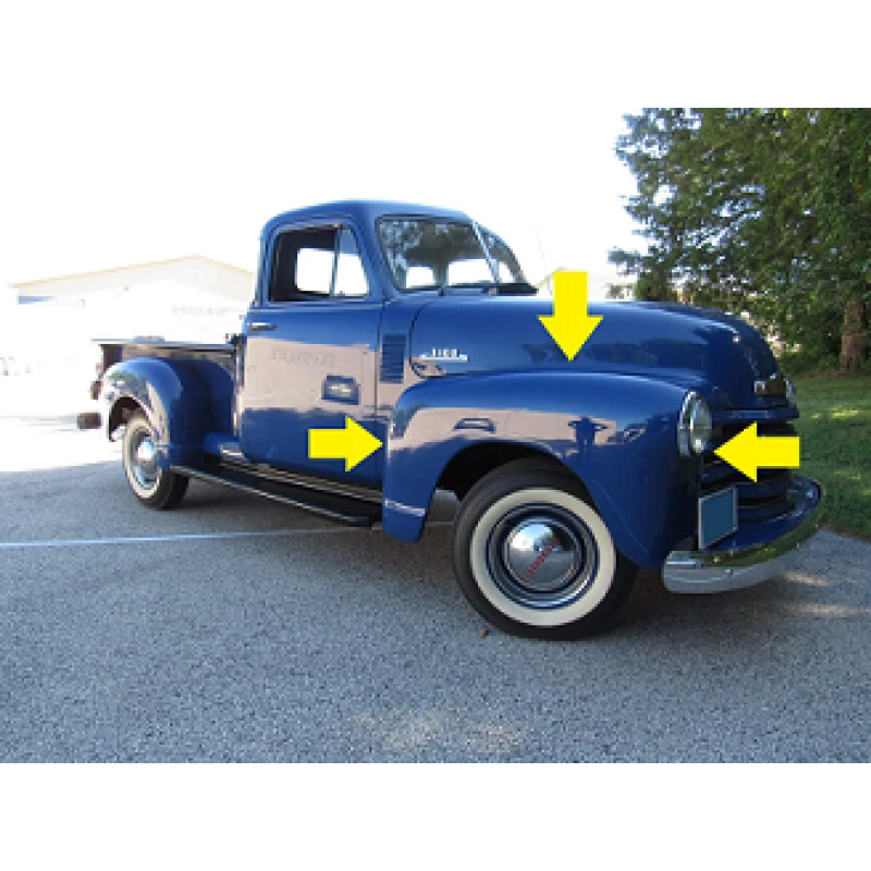 Paralama Dianteiro Direito Lata Chevrolet 3100 Boca De Sapo Novo