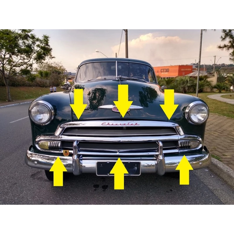 Grade Chevrolet Automóvel 1951 Bel Air Original Usada