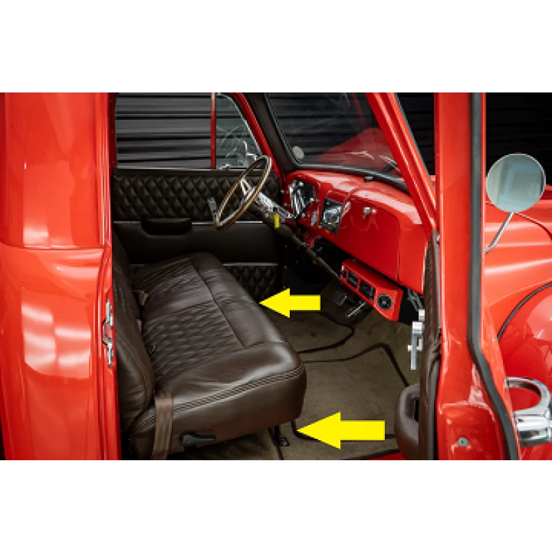 Trilho Suporte Banco Chevrolet Brasil 58 À 63 Original Usado Par