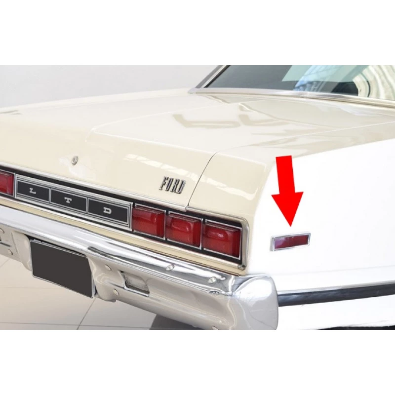 Lente Olho De Gato Paralama Traseiro Corcel Maverick Galaxie - Par