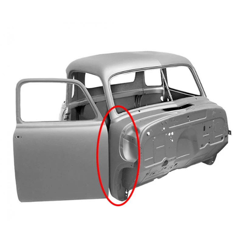 Recorte Entre Porta E Paralama Direito Chevrolet Boca Sapo Bagre