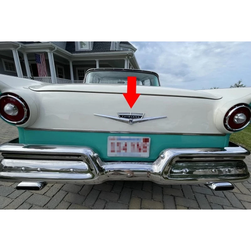 Emblema Do Porta Malas Ford Fairlane 1957 Original Usado