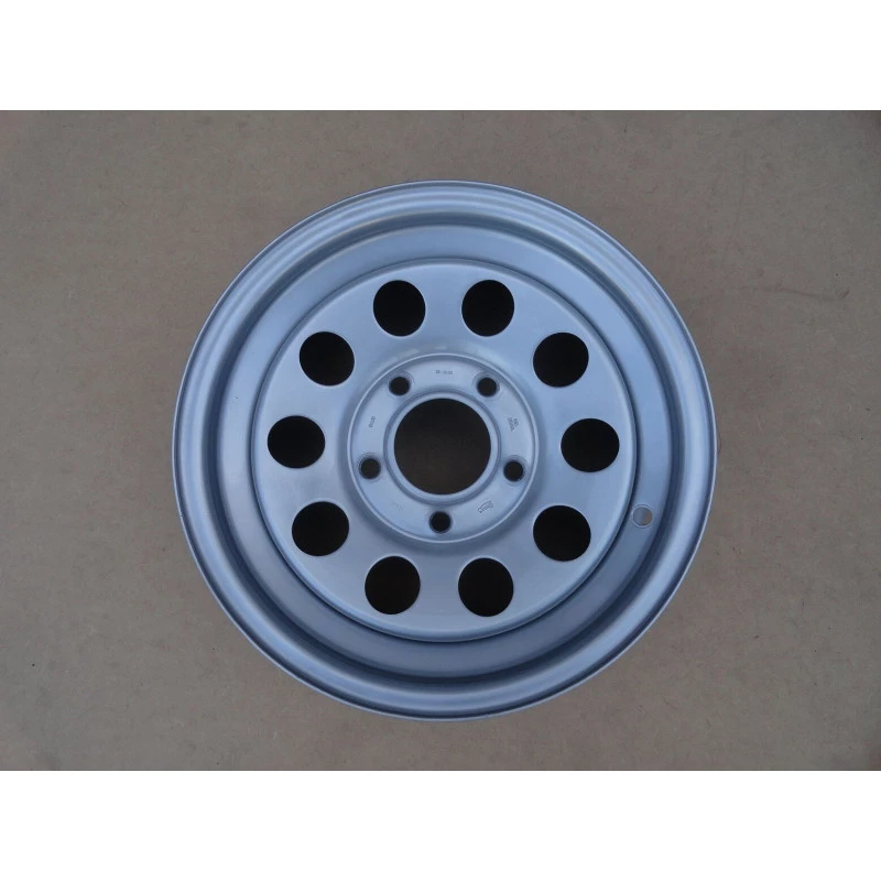 Roda Ferro F-1000 1986 a 1992 Original Restaurada Com Calota - Jogo