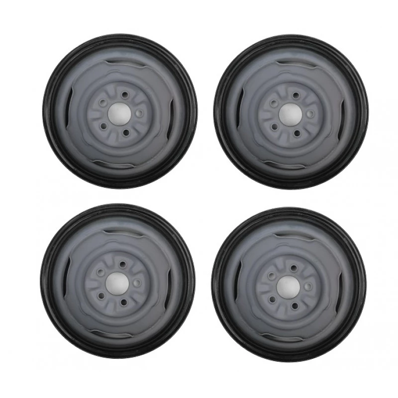 Roda Ford Fairlane Aro 14 Tala 6 De Ferro Original - Jogo