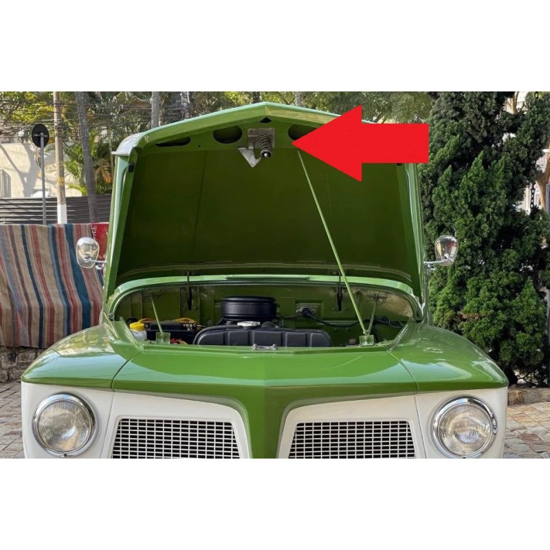 Fecho Trava Superior Capô Rural F-75 1960 em Diante