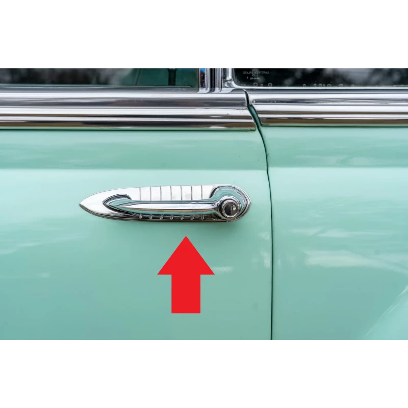 Moldura Protetor Maçaneta Chevrolet Bel Air 49 À 54 - Par
