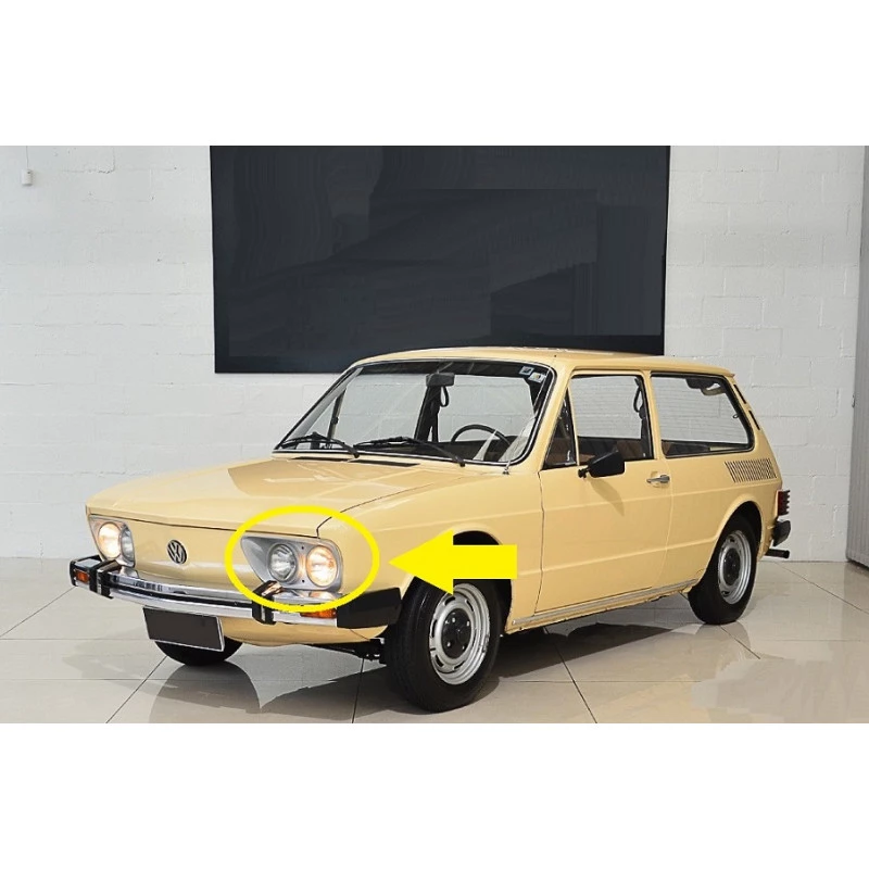 Suporte Base Farol Brasilia e Variant II 1978 a 1981 Esquerdo Novo