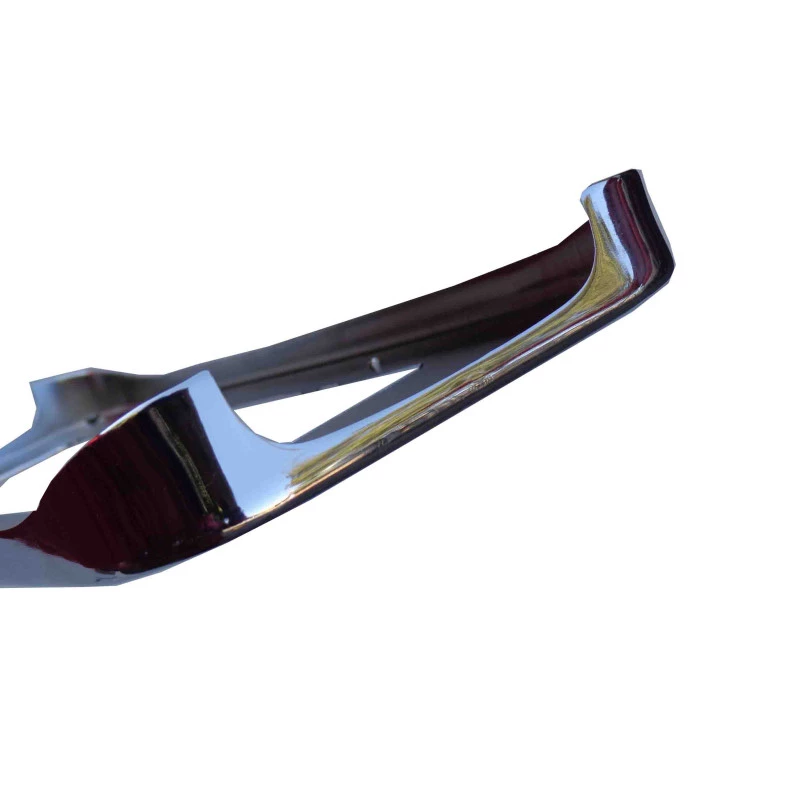 Suporte Moldura Placa Dianteira e Traseira Fusca 1970 Em Diante Cromada