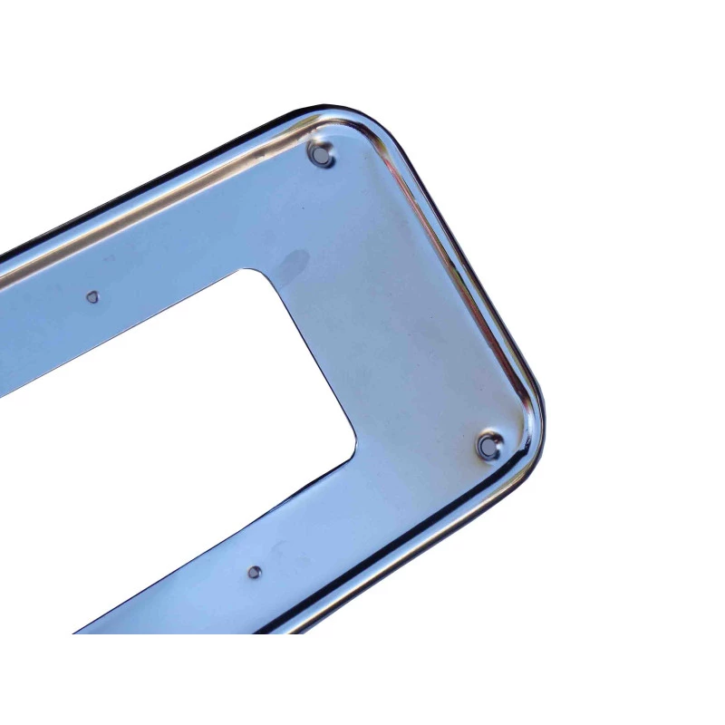 Suporte Moldura Placa Dianteira e Traseira Fusca 1970 Em Diante Cromada