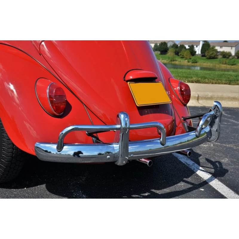 Suporte Placa Traseira Vw Fusca 1971 Em Diante Cromado Novo
