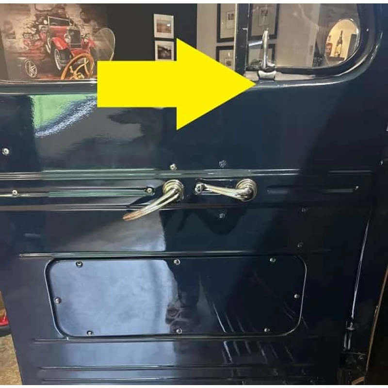 Trinco Quebra Vento Ford F-1 F-8 1948 À 50 Cromado Novo - Par