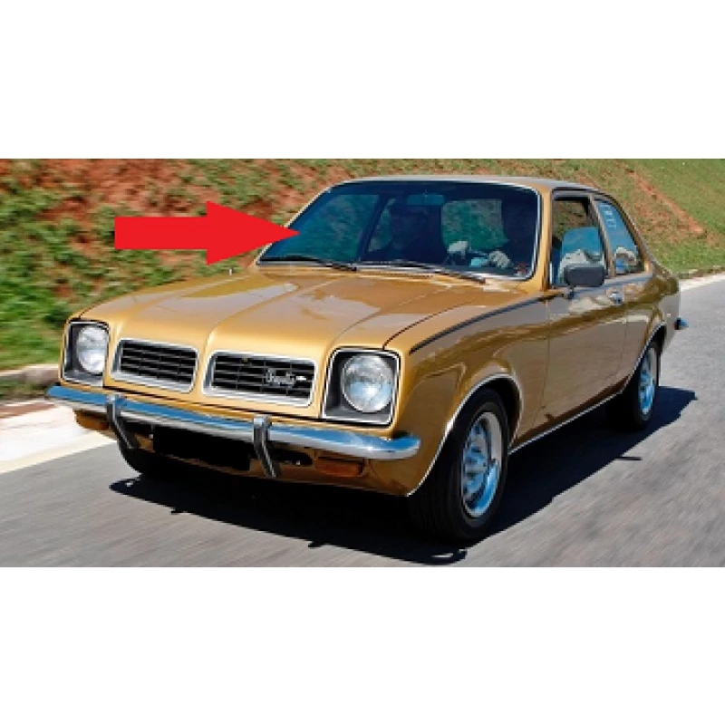 Vidro Parabrisa Chevette Marajó Chevy Verde Degradê Novo