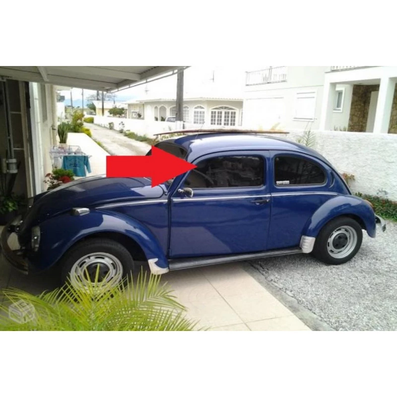 Vidro Porta Inteiriço Incolor Fusca