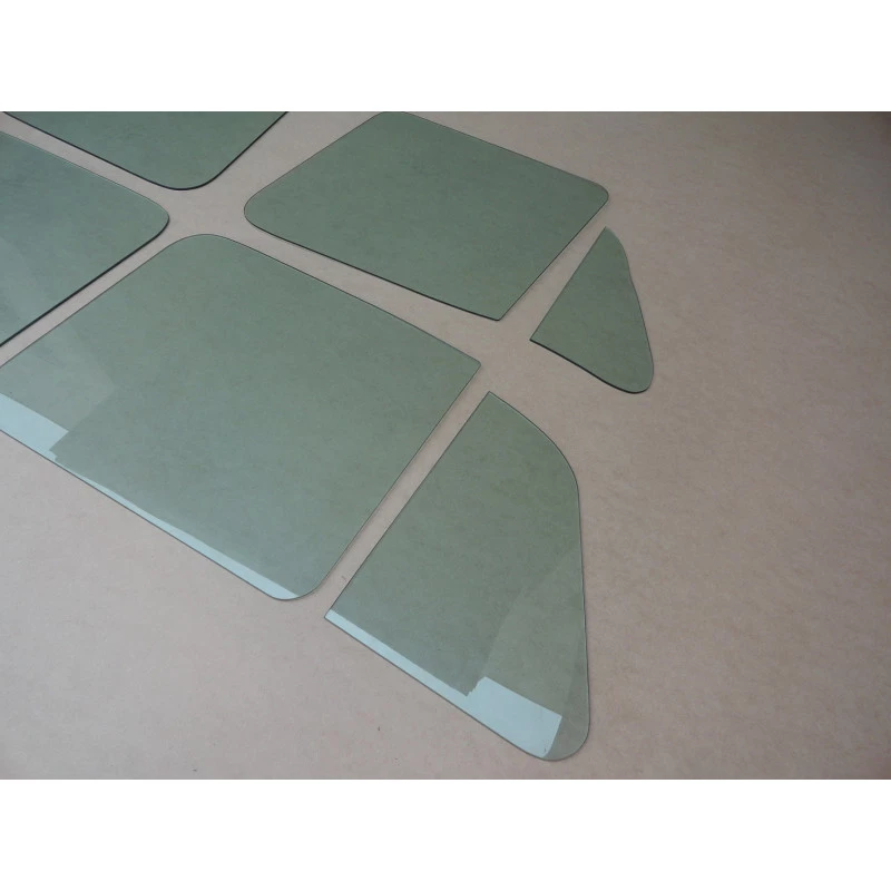 Vidro Quebra Vento Porta Vw 1600 Zé Caixão Verde Novo - Jogo