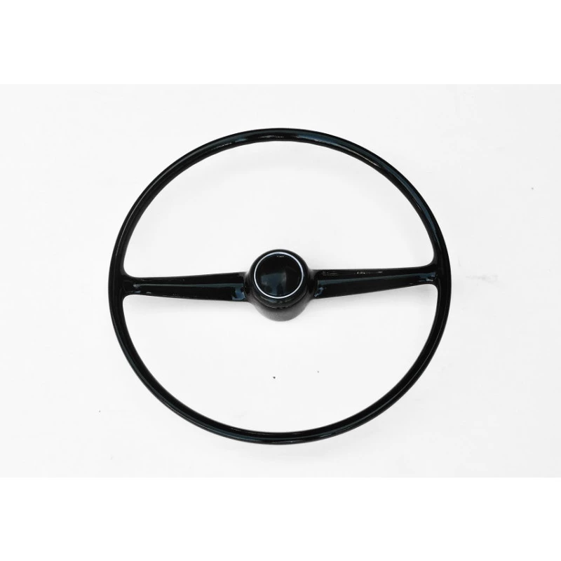 Volante Kombi 73 à 75 Corujinha Preto Original Restaurado Com Botão 