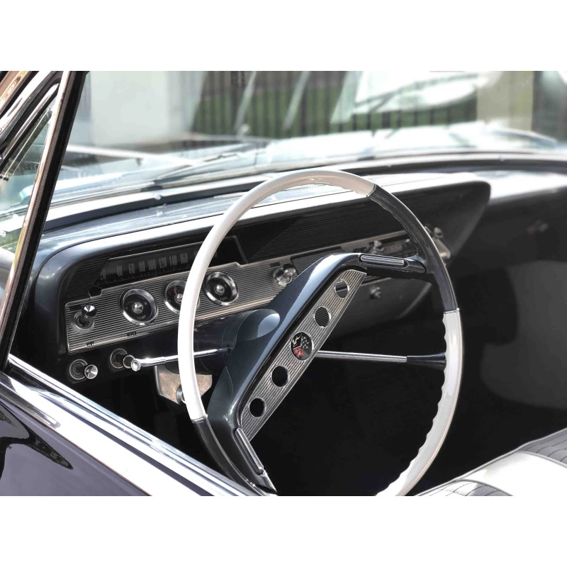 Volante Chevrolet Impala 1961 Original Restaurado Preto e Branco