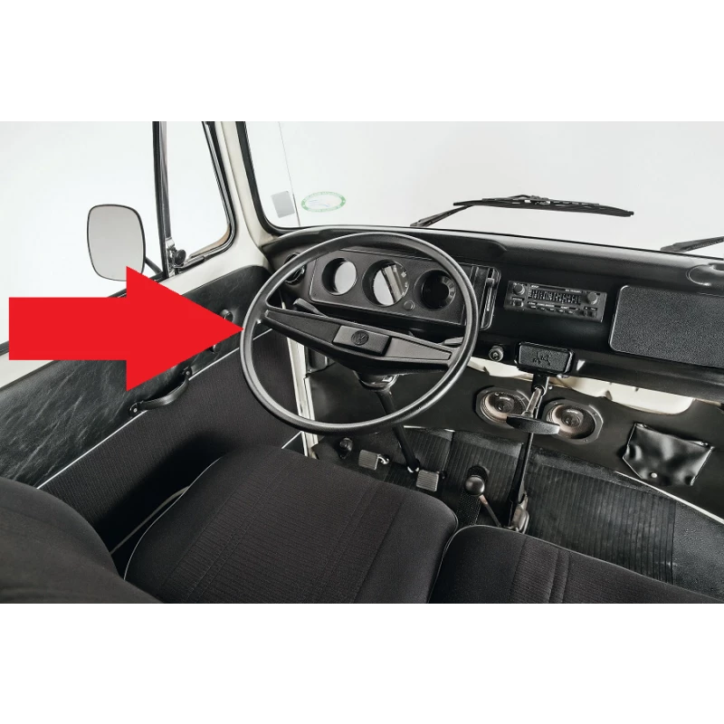 Volante Kombi Clipper 81 à 96 Com Botão Buzina Original VW Usado 